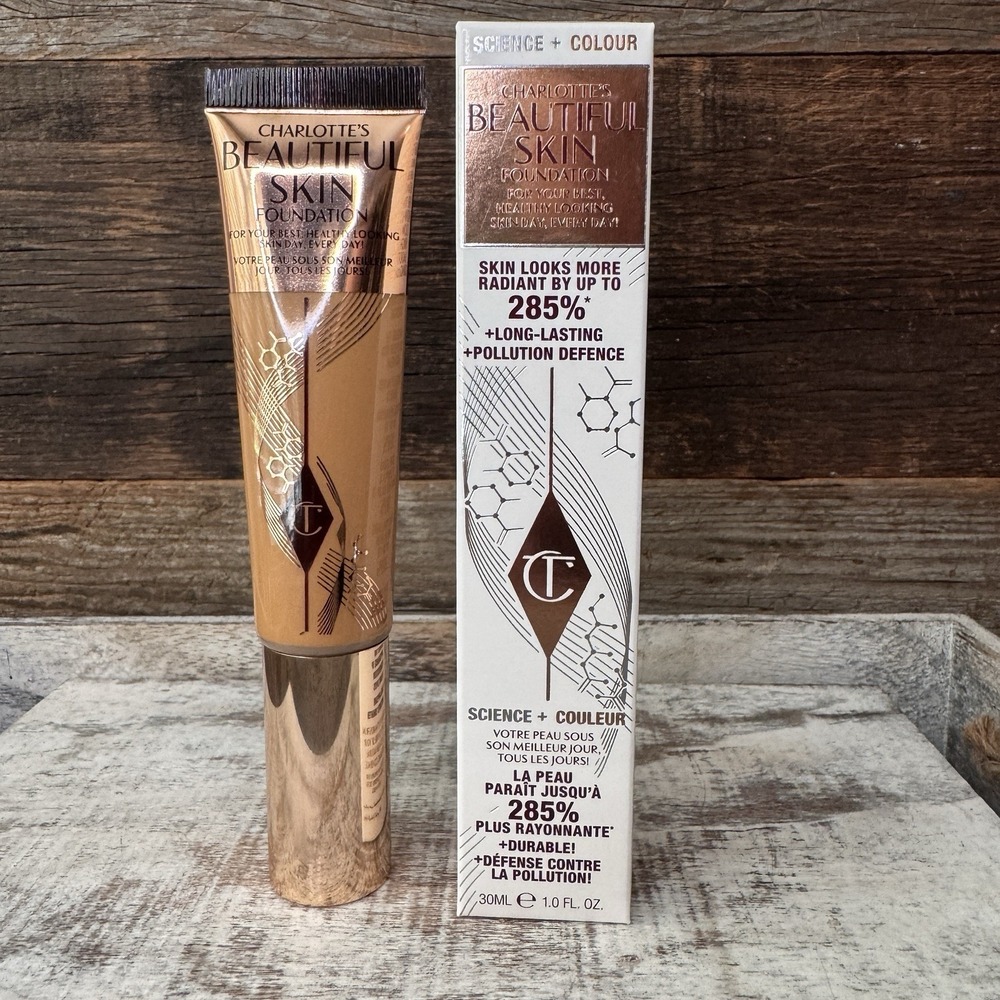 Charlotte Tilbury Beautiful Skin Foundation | 10 Neutral | Full Size: 1 oz | NIB